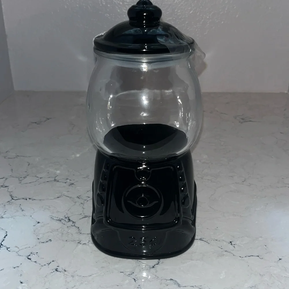 Target Black Glass Candy Jar Gumball Machine Accent